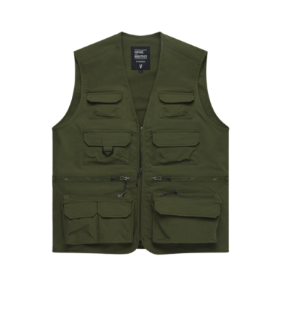 Vintage Industries Legend horgászmellény, zsálya