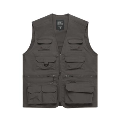 Vintage Industries Legend horgászmellény, szürke