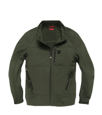 Vintage Industries Renzo softshell dzseki, sötét olívazöld