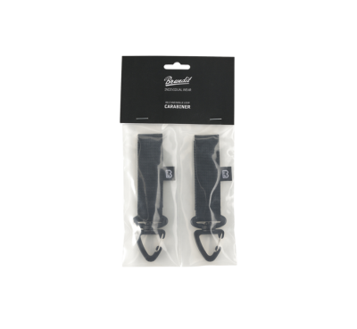 Brandit molle karabiner 2 csomag, fekete