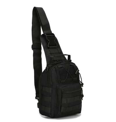 DRAGOWA Tactical Crossbody táska, fekete