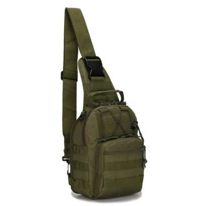 DRAGOWA Tactical Crossbody táska, olajzöld színű