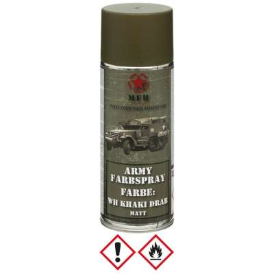 MFH Army spray festék, WH KHAKI DRAB, matt, 400 ml