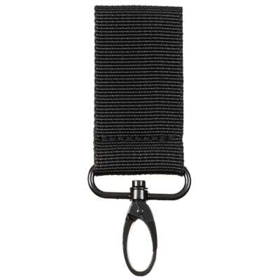 MFH Kulcstartó, fekete, fém kampó