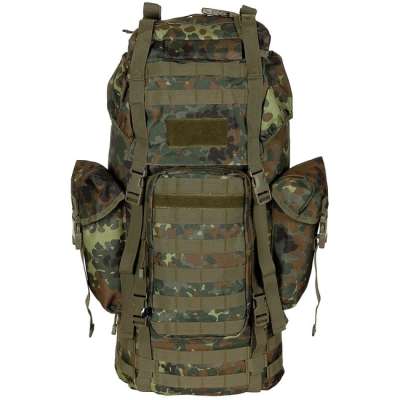 MFH MOLLE 65L hátizsák, alumínium rúd, BW camo