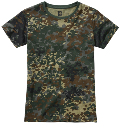 Brandit női póló, flecktarn