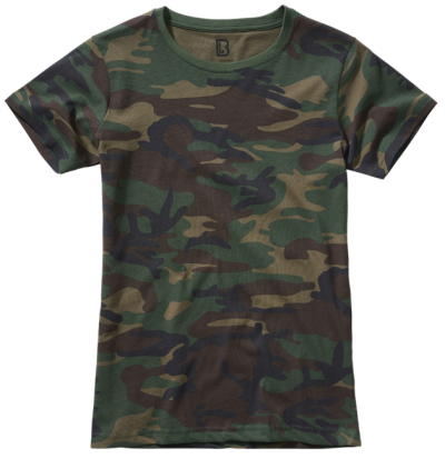 Brandit női póló, woodland
