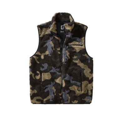 Brandit gyapjúmellény Teddyfleece, darkcamo