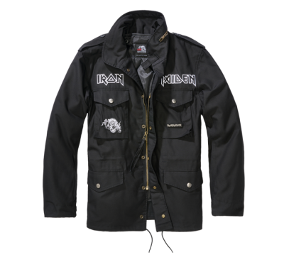 Brandit Iron Maiden M65 kabát, fekete