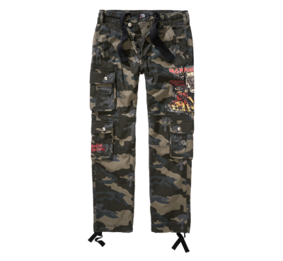 Brandit Iron Maiden Pure Slim nadrág, sötét_camo