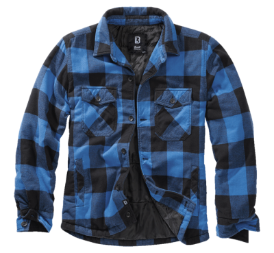 Brandit Lumber kabát, fekete+kék