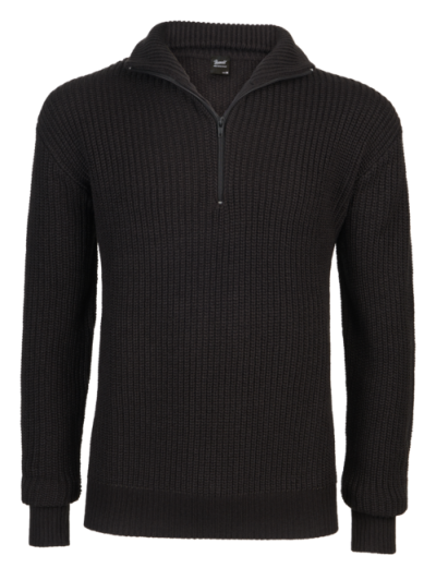 Brandit Marine Troyer pulóver, fekete