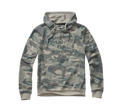 Brandit Motörhead kapucnis pulóver, szürke terepszínű