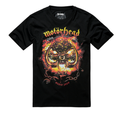 Brandit Motörhead póló Overkill, fekete