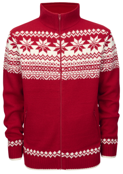 Brandit pulóver norvég cipzárral, piros színű