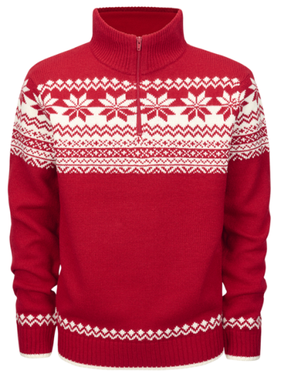 Brandit pulóver norvég Troyer, piros
