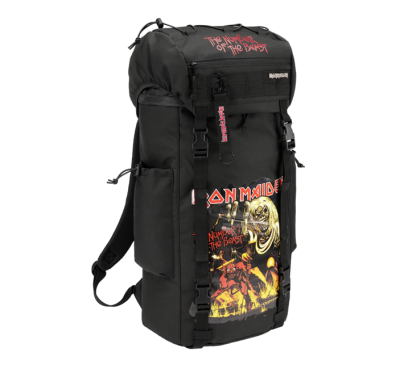 Brandit Iron Maiden fesztivál hátizsák 40L, fekete