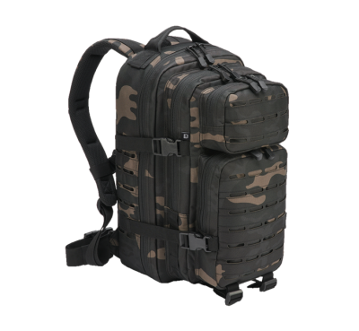 Brandit US Cooper Lasercut Medium hátizsák 25L, sötétkamó színű