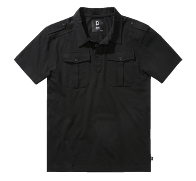 Brandit Jon pólóing rövid ujjú, fekete színben