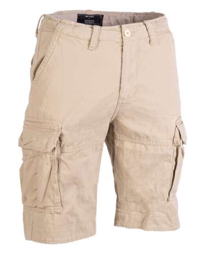 Mil-Tec Nadrág rövid VINTAGE pamut előmosott khaki