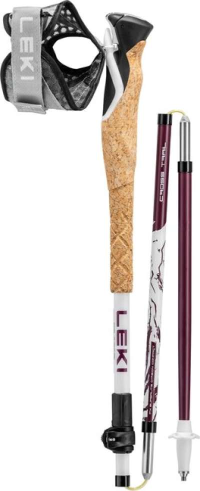 LEKI Trekking botok Cross Trail FX Superlite Compact, fehér-ferro-fekete, 100 - 120 cm, fehér-ferro-fekete, 100 - 120 cm