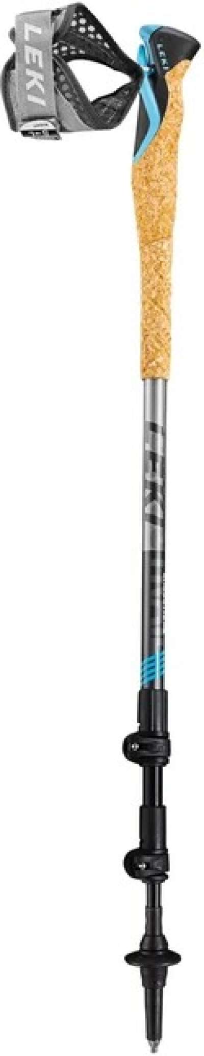 LEKI Trekking botok Cross Trail TA, sötét antracit-világos antracit-világoskék, 100 - 135 cm, 100 - 135 cm