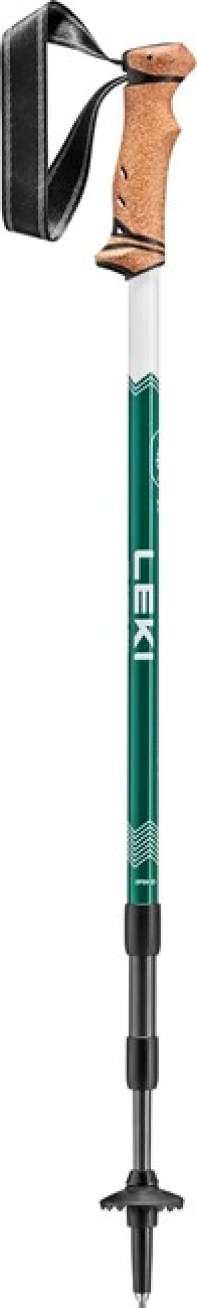 LEKI Trekking botok Trail, mély akvamarin-fehér, 110 - 145 cm