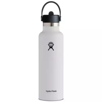 Hydro Flask Thermo palack szájjal 21 OZ Standard Flex Straw Cap, fehér