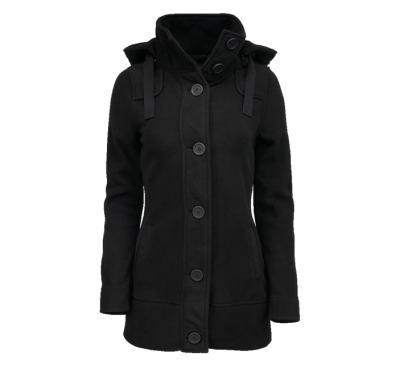 Brandit női Square Fleece kabát, fekete