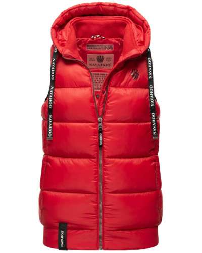 Navahoo KASSIDY Női kapucnis mellény, piros