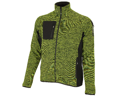 BENNON cipzáras pulóver ALTOS, sárga