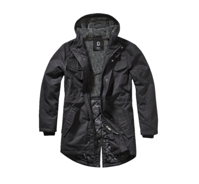 Brandit Marsh Teddyparka tó, fekete