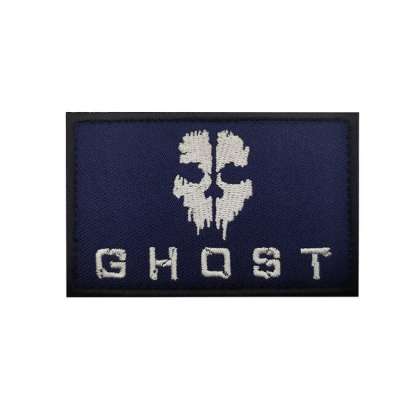 WARAGOD Hímzett patch Call of Duty szellem maszk, fekete