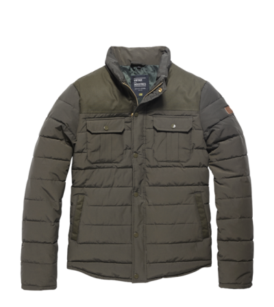 Vintage Industries Beeston kabát, drab