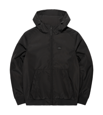 Vintage Industries kabát Omega, fekete