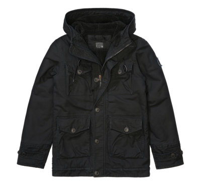 Brandit Forvert megfigyelő kabát, fekete