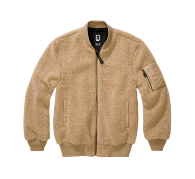 Brandit kabát MA1 Sherpa, teve színű