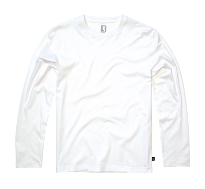 Brandit Premium hosszú ujjú póló, fehér