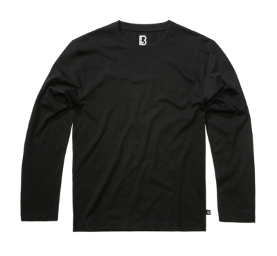 Brandit Premium hosszú ujjú póló, fekete