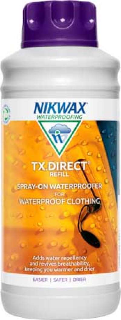 Nikwax vízálló ruházat impregnáló spray TX.Direct spray-on 1l