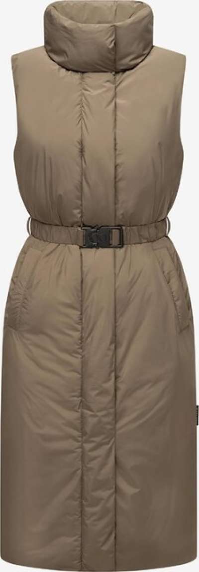 Navahoo Női hosszú mellény Abendlied, kő barna