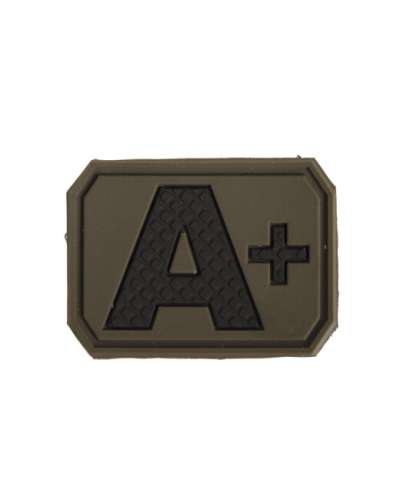 Mil-Tec Folt 3D tépőzárral vércsoport A+ zöld