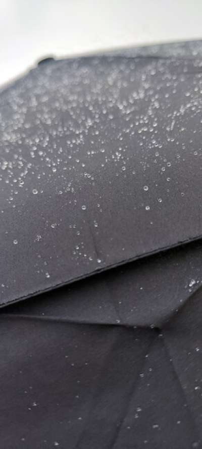 Origin Outdoors Wind-Trek szélálló kompakt esernyő üvegszálas rúddal és teflon bevonattal L fekete