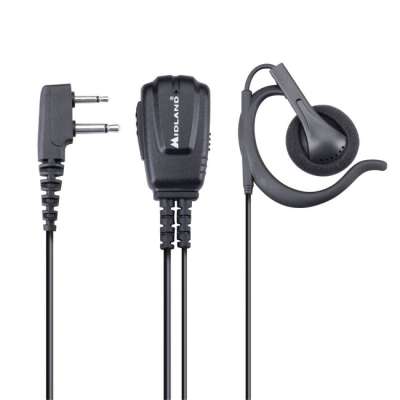 Midland Headset MA24-L Pro PTT-vel és 2-pin Midland csatlakozóval