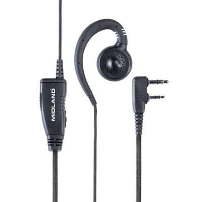Midland Headset MA29-LK PTT-vel és 2-pin Kenwood csatlakozóval