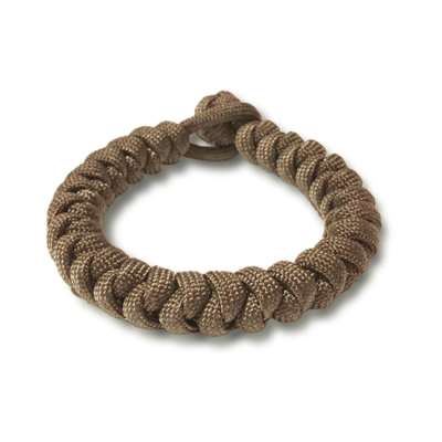 WARAGOD Paracord karkötő állítható csattal Ectar, prérifarkas, coyote