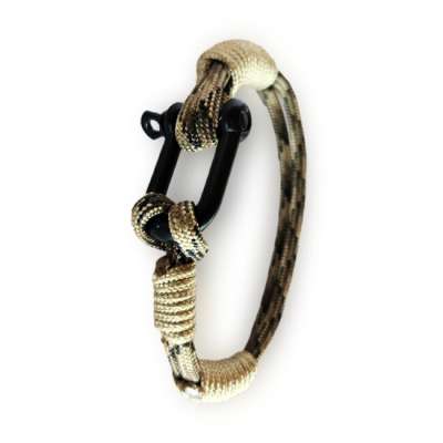 WARAGOD Paracord karkötő fémkapoccsal Faila, terepszínű prérifarkas