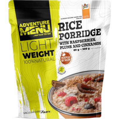 Adventure menu Rizskása málnával, szilvával és fahéjjal, 300g