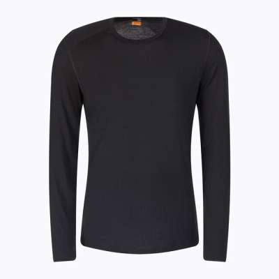 Icebreaker Férfi hosszú ujjú termál póló 200 Oasis, fekete
