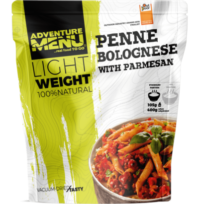 Adventure menu Penne bolognai mártással és parmezán sajttal, 600g